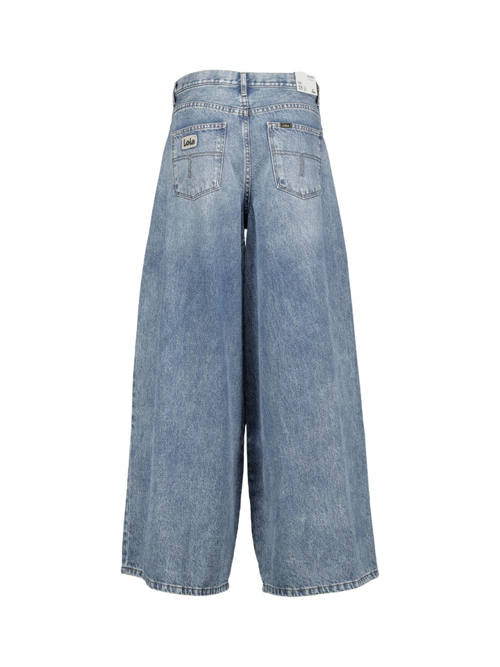 Blauwe wide leg jeans Aerea Lois 