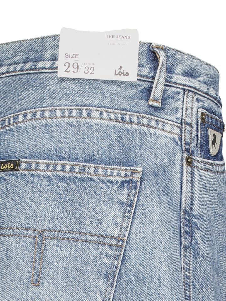 Blauwe wide leg jeans Aerea Lois 
