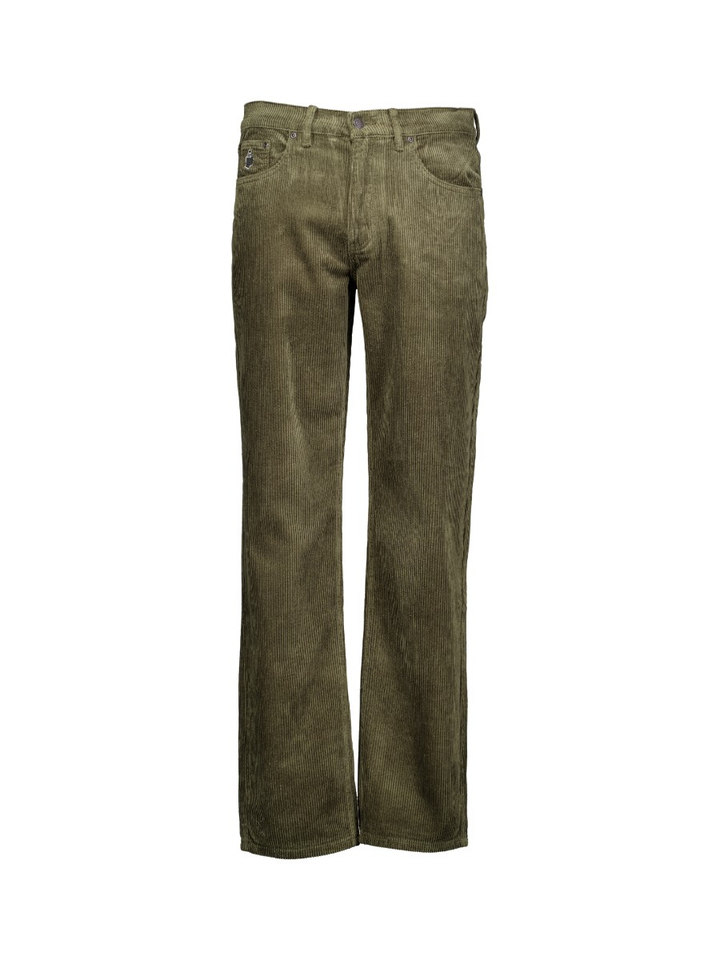 Groene ribfluwelen broek Nessie NNSN