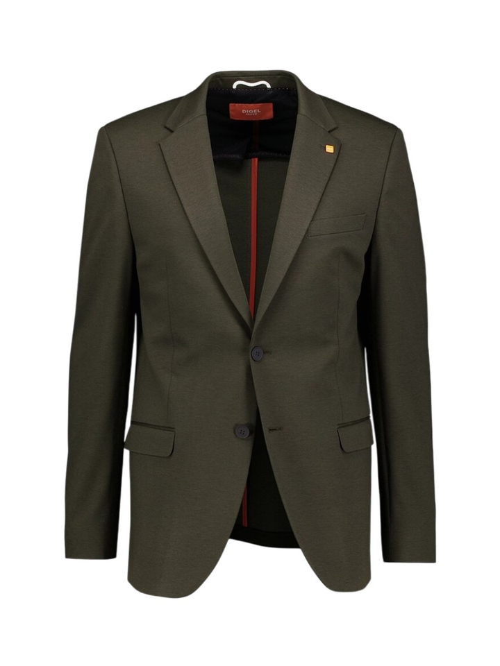 Kaki blazer met knoopsluiting Digel 
