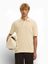 Beige polo met structuur Selected 