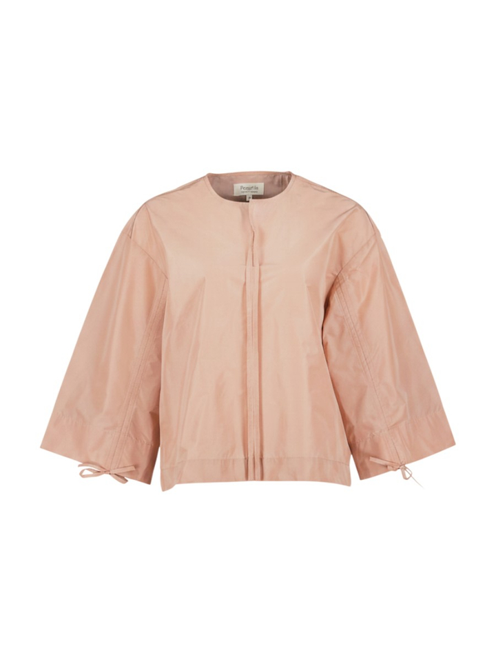 Roze blouse met sierlijk detail Psopohia