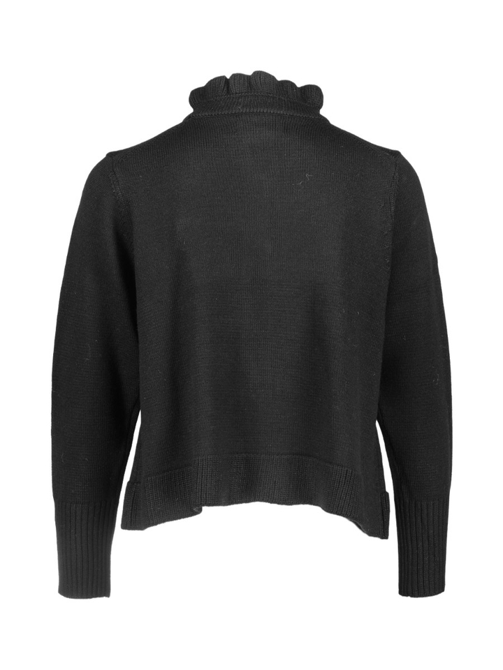 Zwarte gilet met knoprn Bol Psophia 
