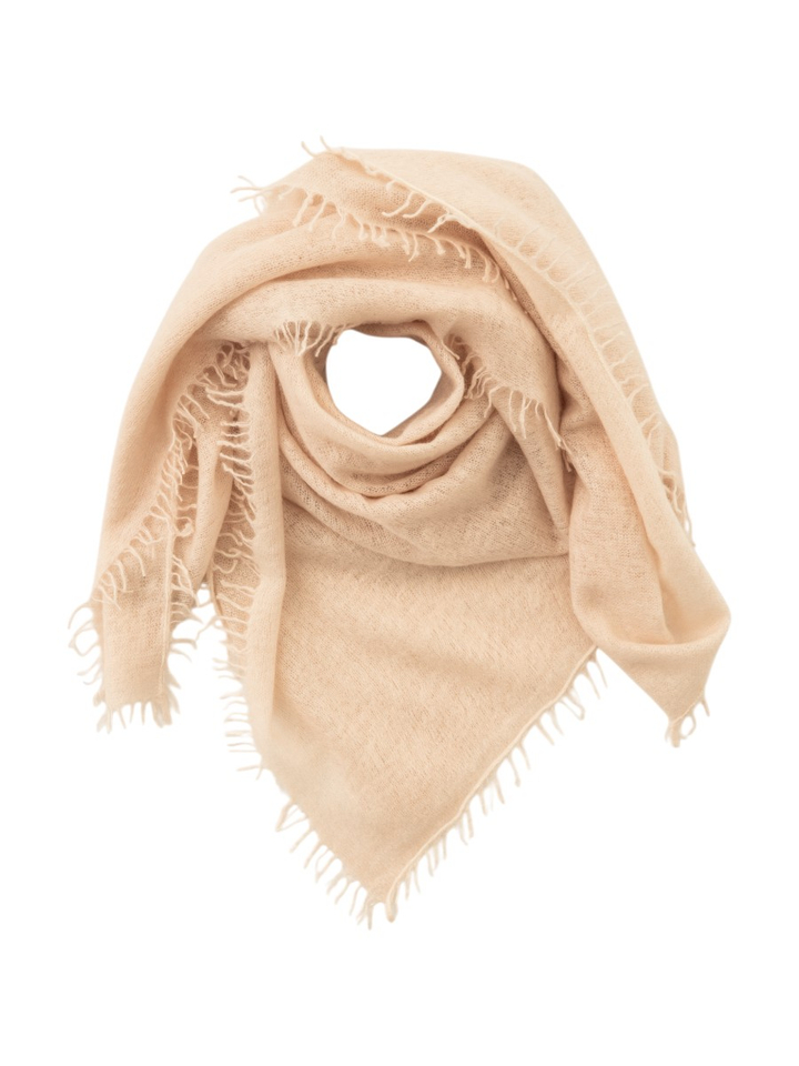 Nude cashmere sjaal V VON GOAT