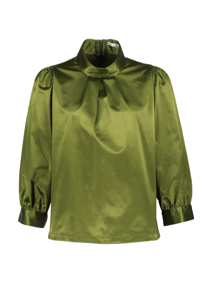 Groene geklede blouse Seraph Senso
