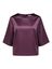 Aubergine blouse met ronde hals Seraph Senso 