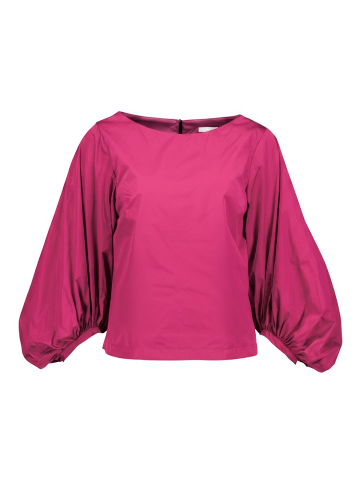 Fushia roze bloes met pofmouw Walily Senso 