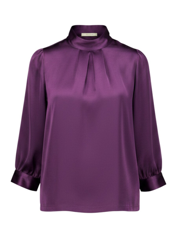 Paarse elegante blouse Esenza Senso 