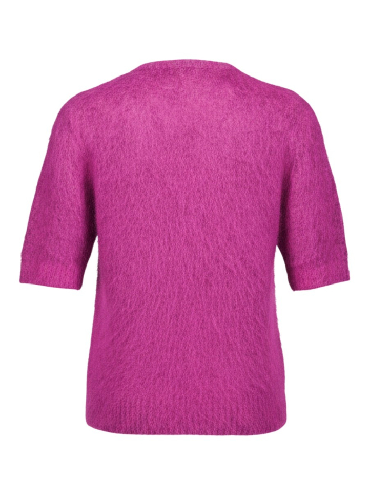 Fuchsia wollen trui korte mouw Zoya Senso