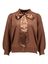 Bruine cardigan met strik detail Reyhan Senso 