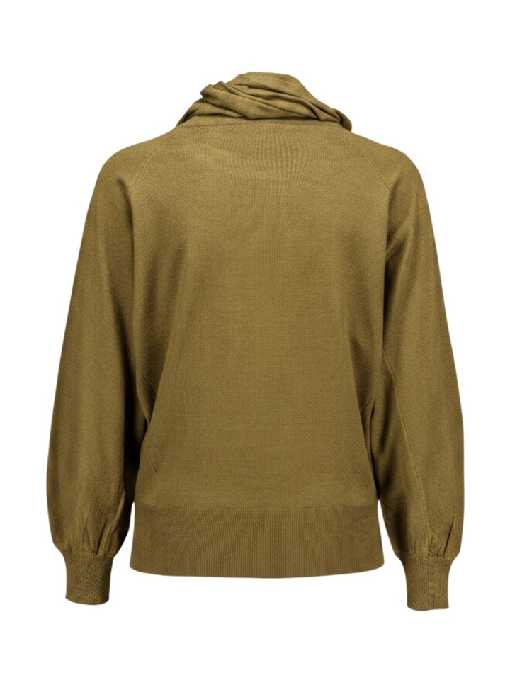 Groene trui met sjaal Reyhan Senso 