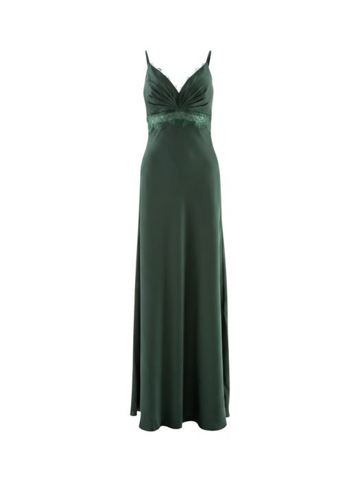 Groene feestelijke maxi jurk Vera Mont