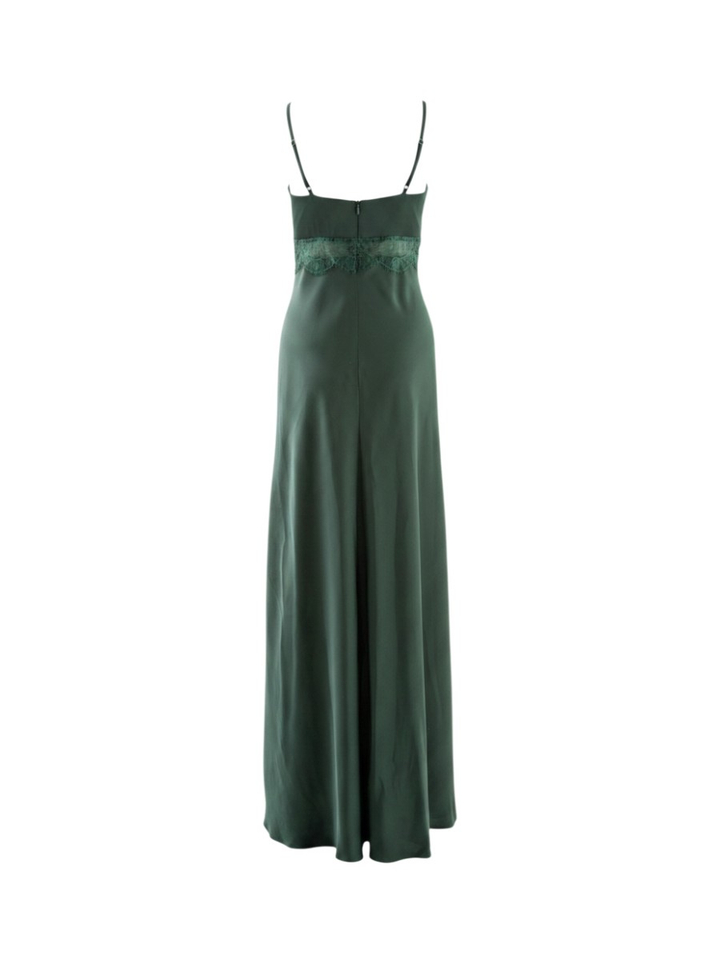 Groene feestelijke maxi jurk Vera Mont