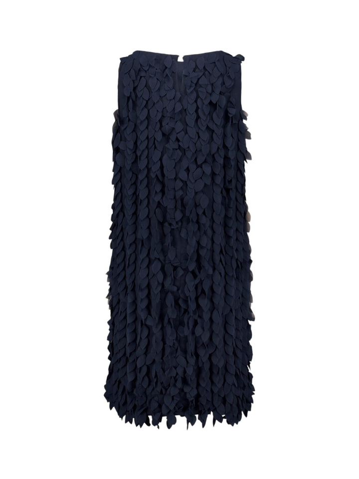 Donkerblauwe jurk met detail Vera Mont 