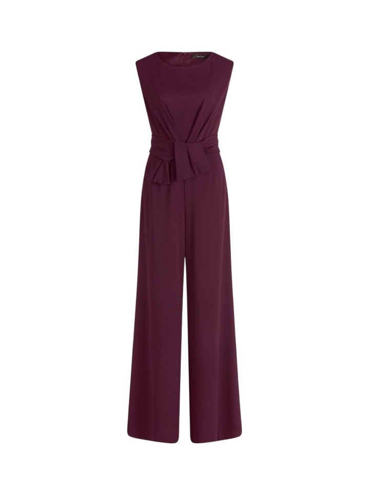 Bordeaux feestelijke jumpsuit Vera Mont 