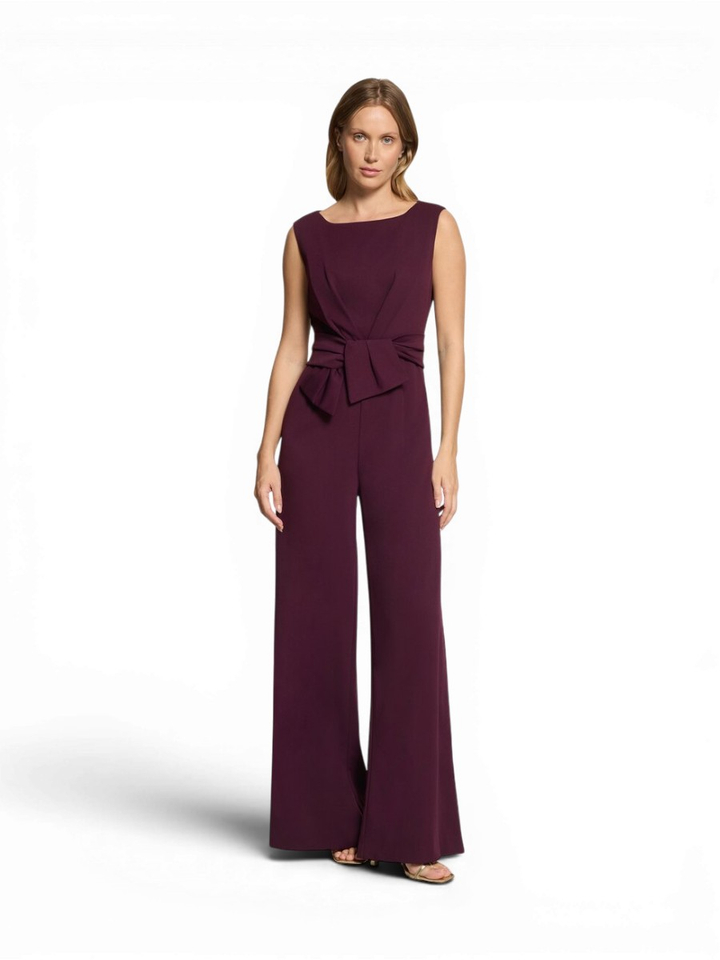 Bordeaux feestelijke jumpsuit Vera Mont 