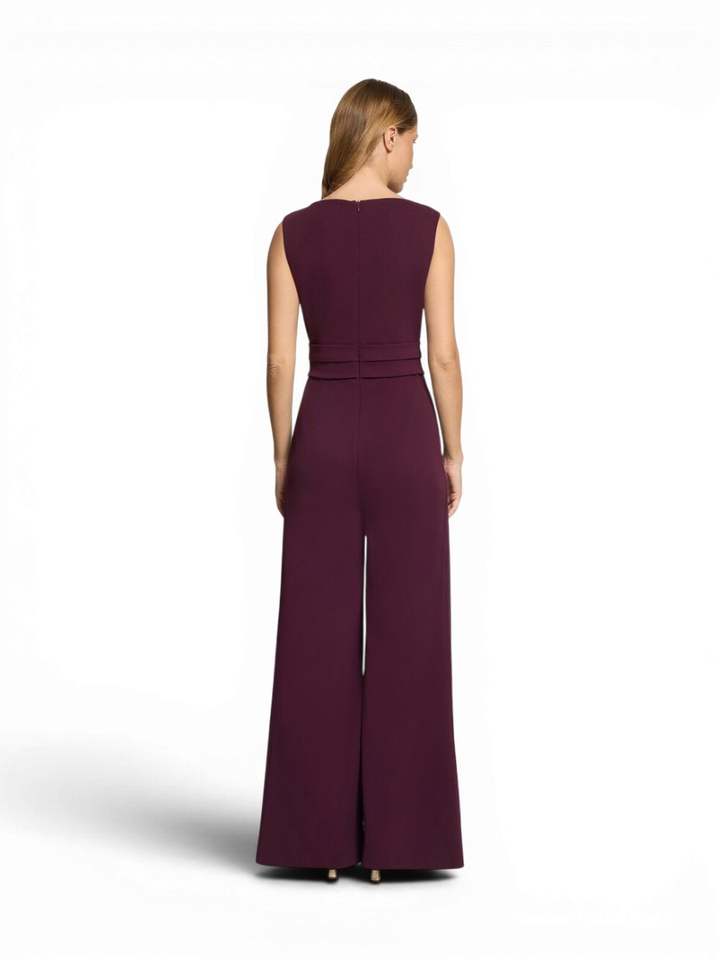 Bordeaux feestelijke jumpsuit Vera Mont 