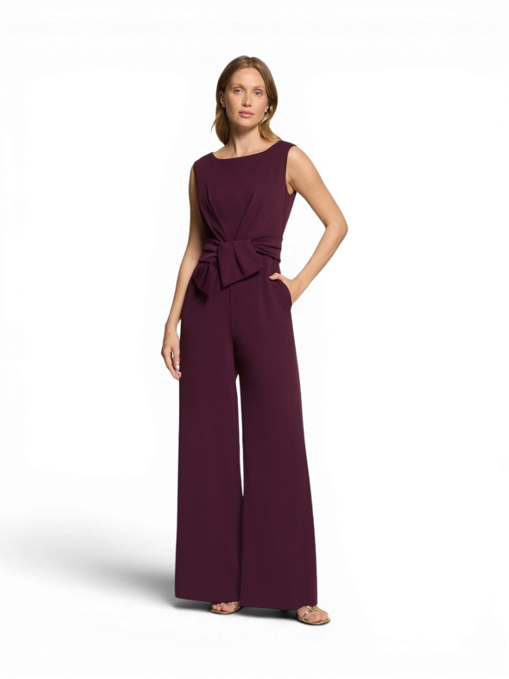 Bordeaux feestelijke jumpsuit Vera Mont 