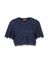 Donkerblauwe bolero met franjes Vera Mont 