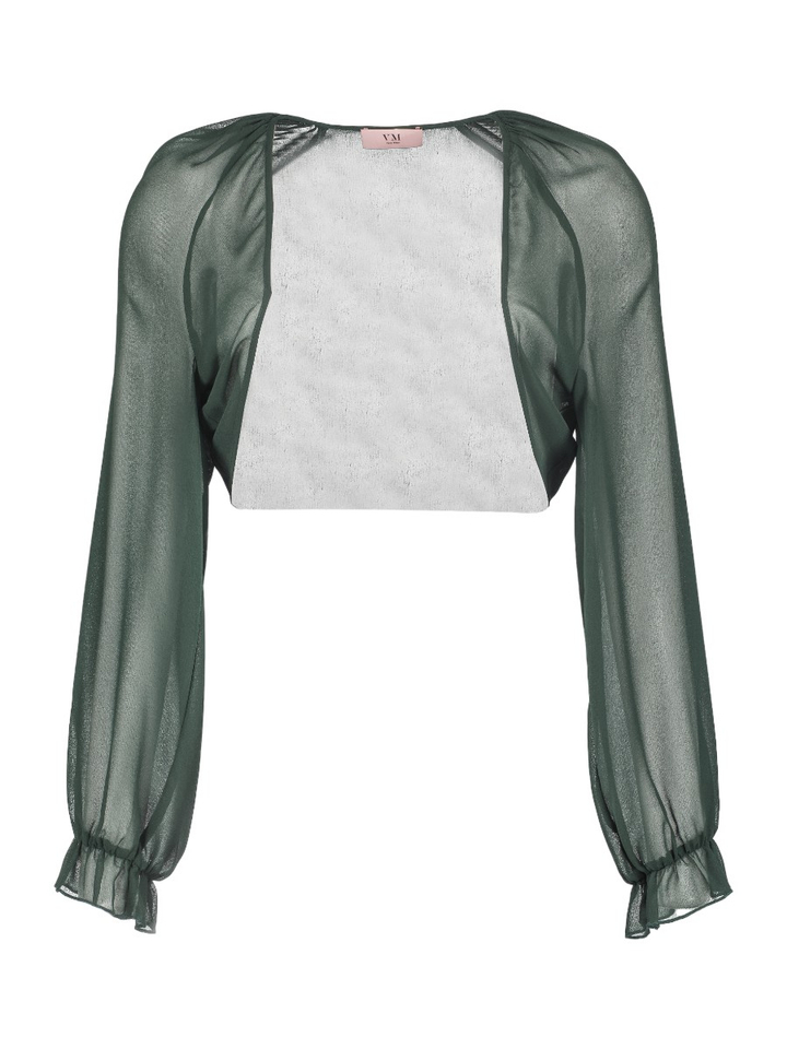 Groene doorzichtige bolero Vera Mont
