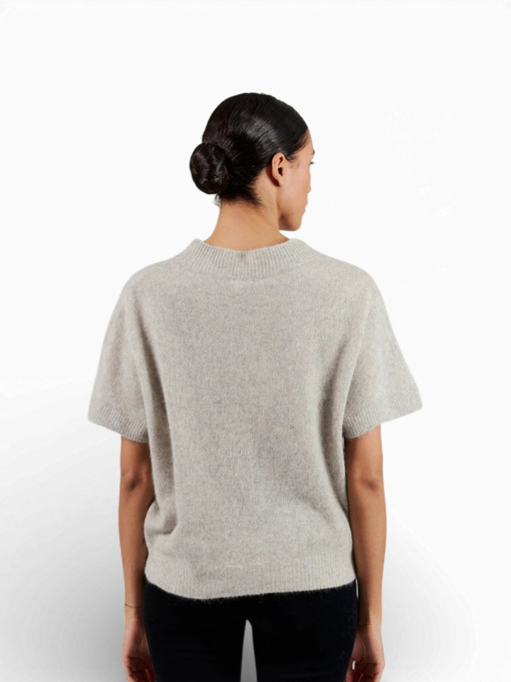 Lichtgrijze trui Doanna Six 