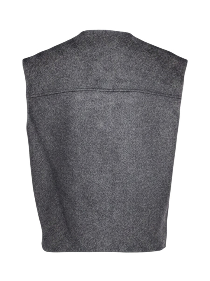 Grijze mouwloze wollen gilet Adagio Grace&Mila