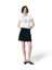 Donkerblauwe ribfluwelen rok Adele Grace & Mila 