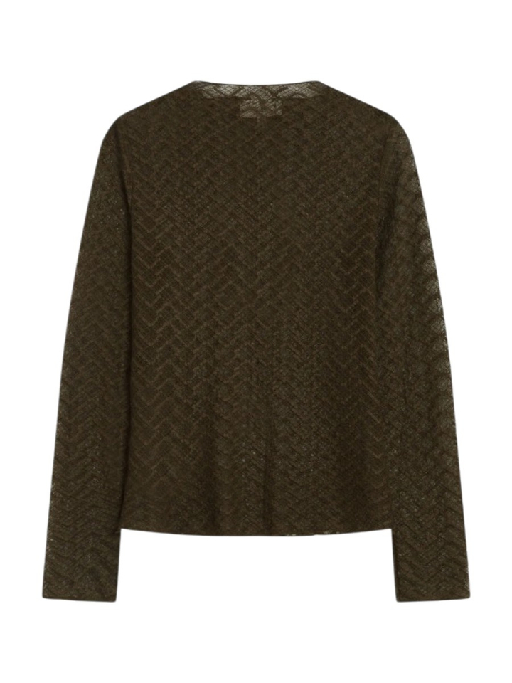 Groene transparante top Aube Grace & Mila 