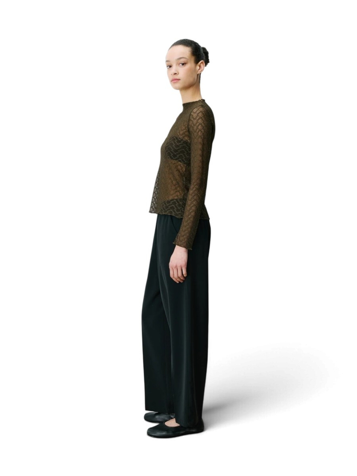 Groene transparante top Aube Grace & Mila 