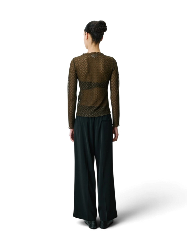 Groene transparante top Aube Grace & Mila 