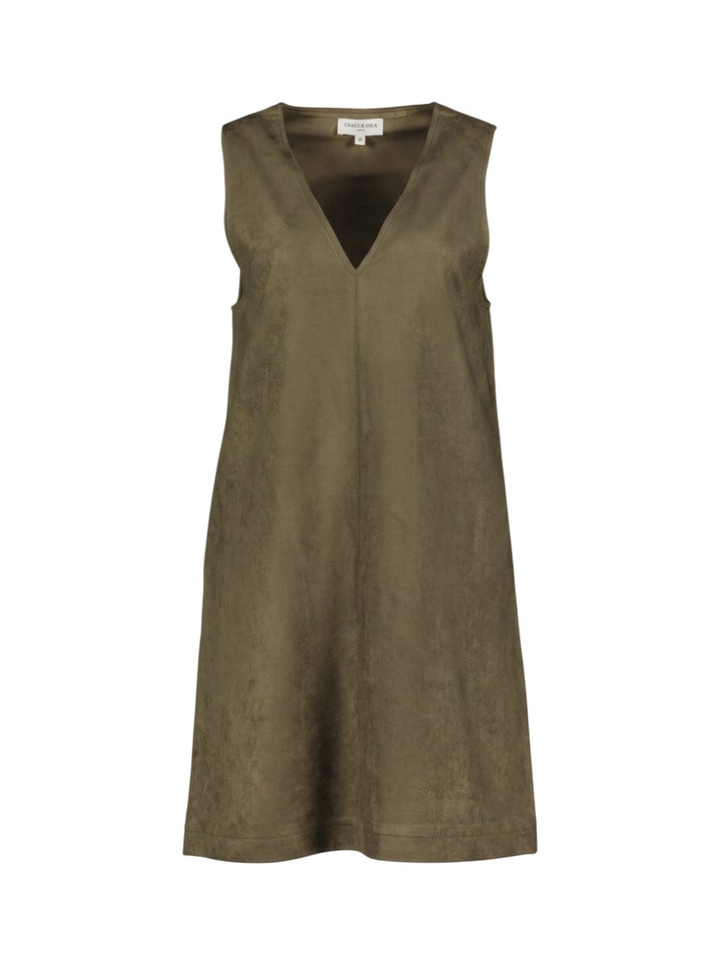 Donkergroene casual kleed Anaya Grace & Mila 