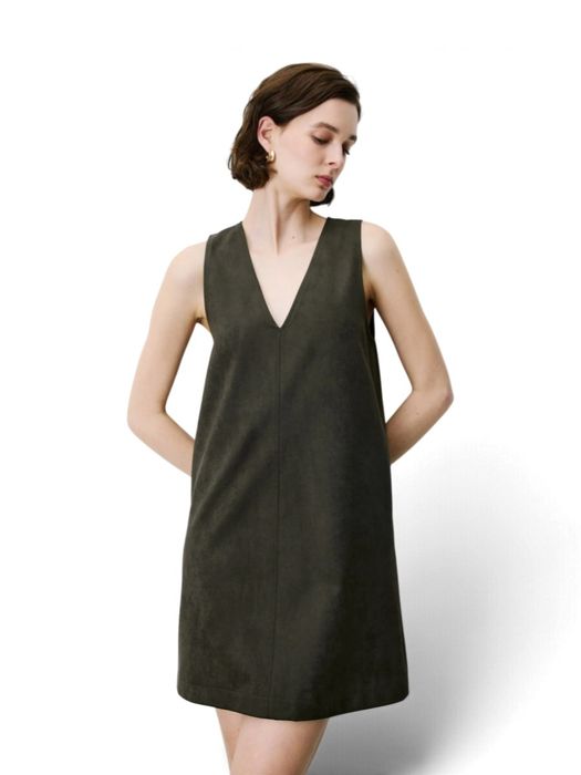 Donkergroene casual kleed Anaya Grace & Mila
