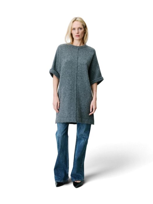 Grijs casual kleed Alinae Grace & Mila