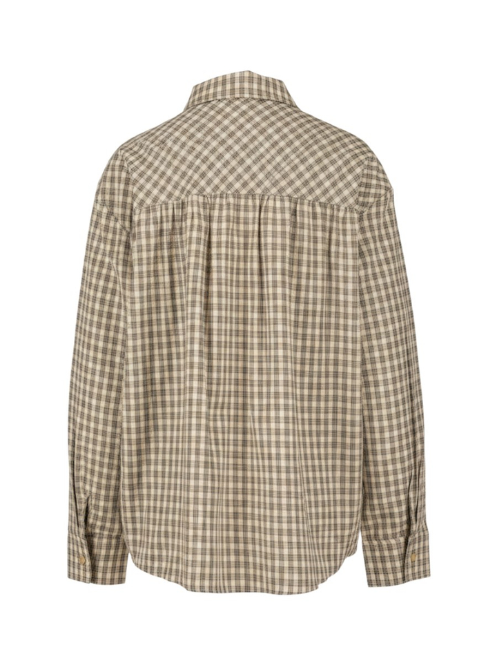 Geruiten blouse met knoopsluiting Ayla Grace & Mila