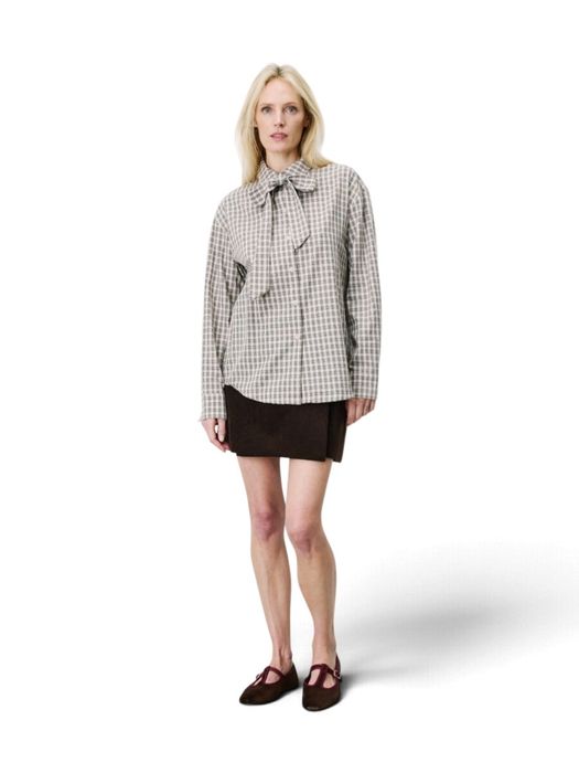 Geruiten blouse met knoopsluiting Ayla Grace & Mila