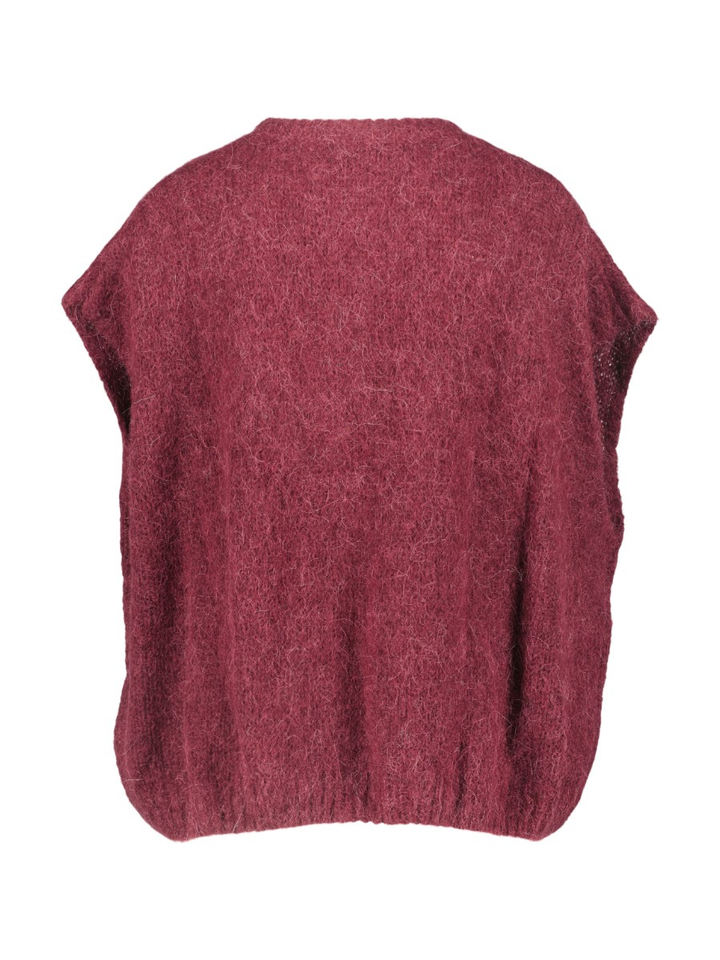 Bordeaux cardigan met knoopsluiting Addison Grace & Mila