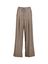 Bruine gestreepte broek met detail ARDOISE Grace & Mila 
