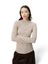 Beige bruin gestreepte t-shirt met lange mouwen Aralee Grace & Mila 