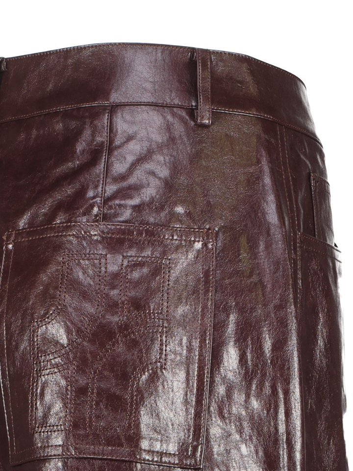 Bordeaux broek in imitatieleer FLOYD Jiji Studio