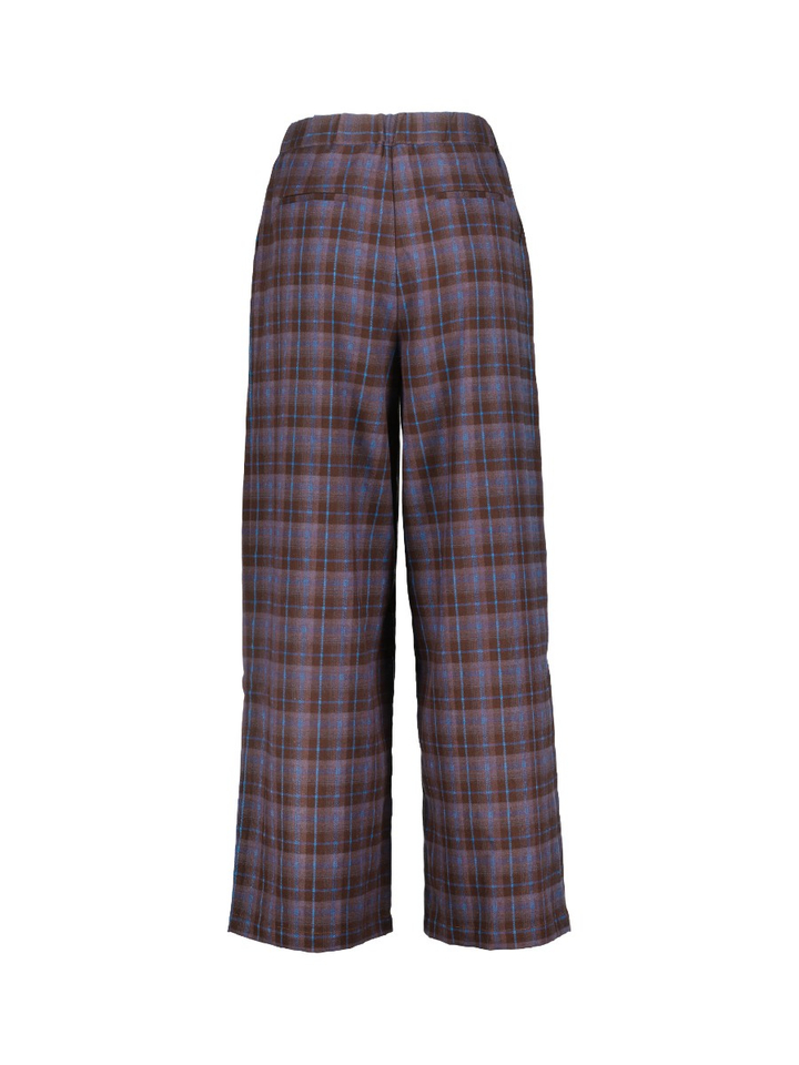 Bruin met blauw geruite broek MIGUEL Jiji Studio