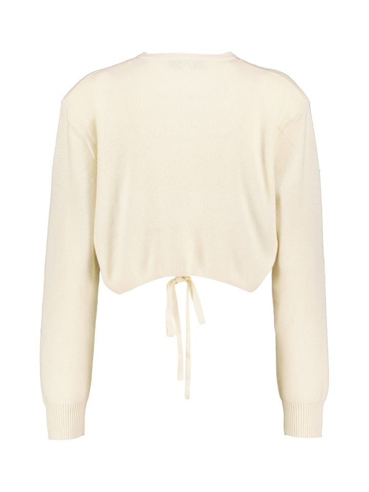 Ecru pull met lint DREW Jiji Studio