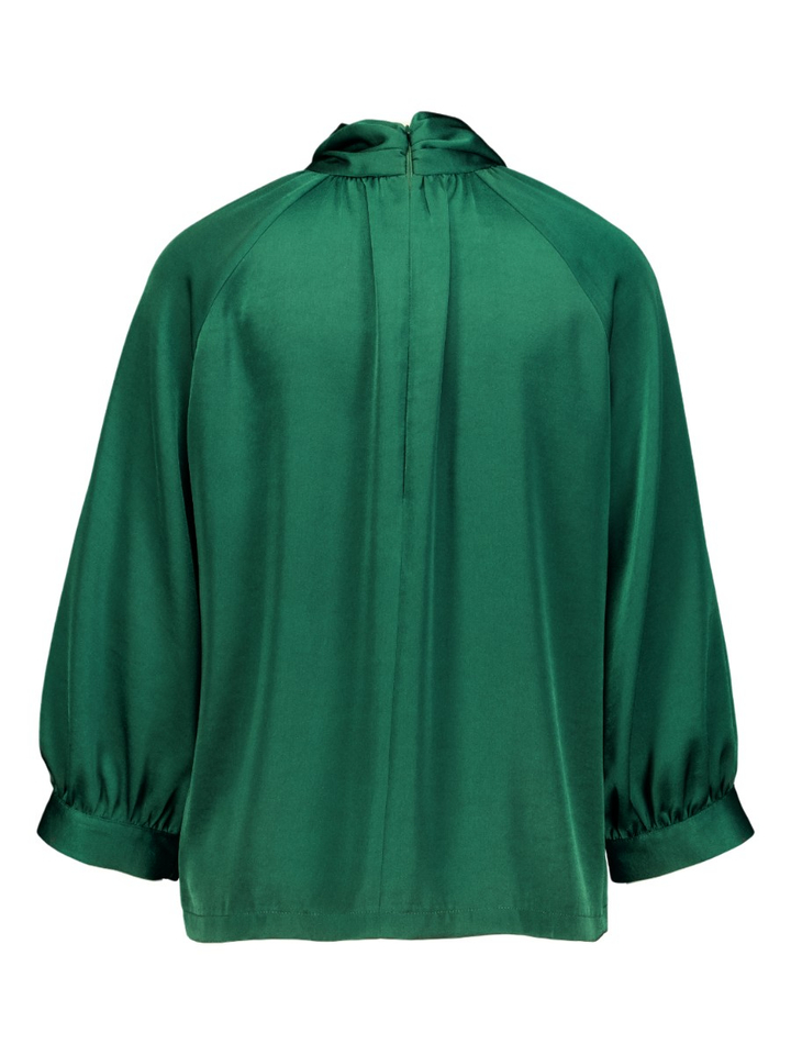Donkergroene elegante blouse Inda Atmos