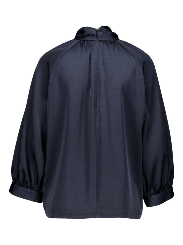Donkerblauwe elegante blouse Inda Atmos