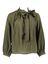 Groene bloes met strik detail Vesper Atmos