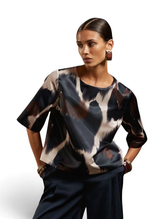 Blouse met sierlijke print Satia Atmos