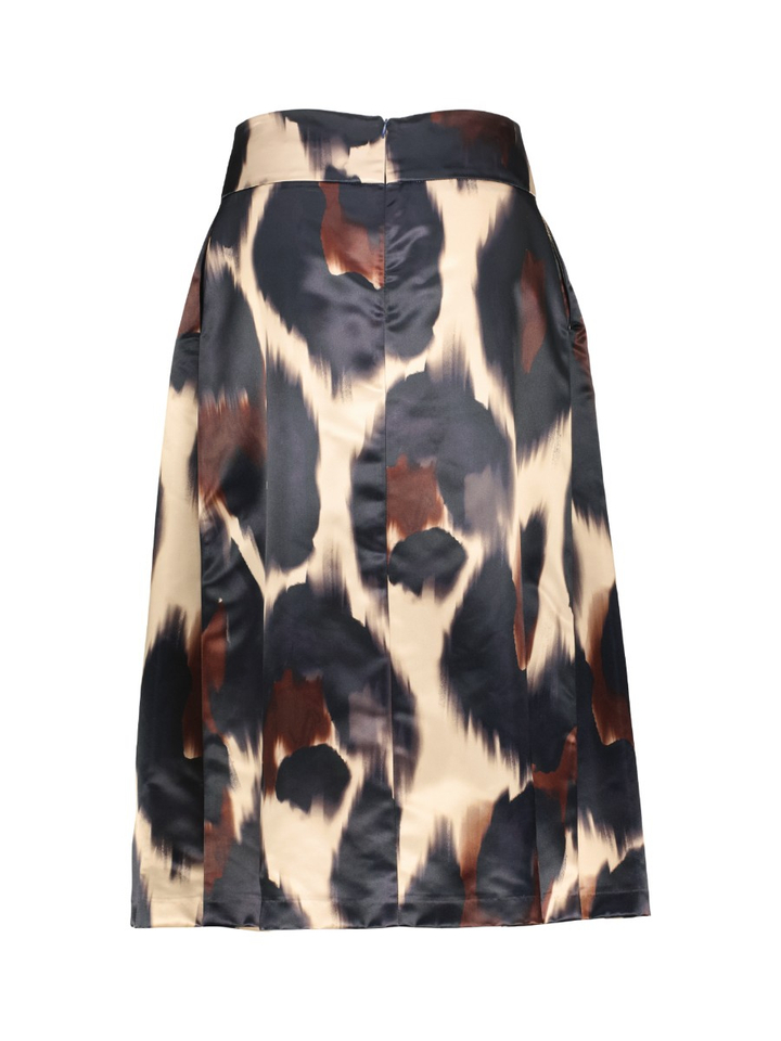 Multi-color glanzende rok met print Satia Atmos
