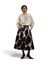 Multi-color glanzende rok met print Satia Atmos  