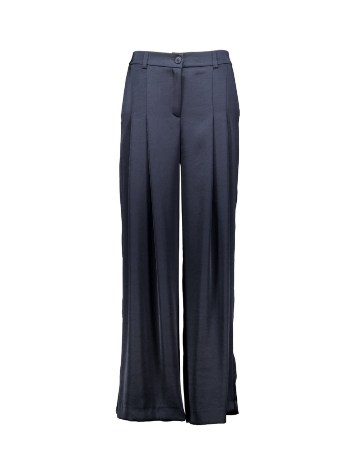 Donkerblauwe geklede broek INDA Atmos