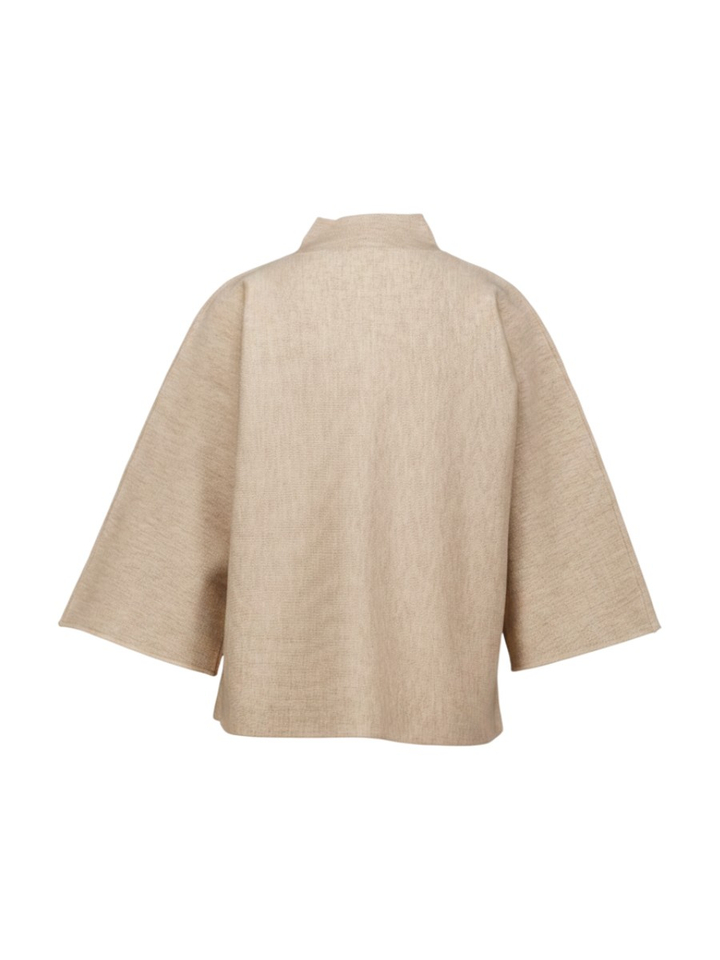 Beige trui met velvet print Bette Atmos