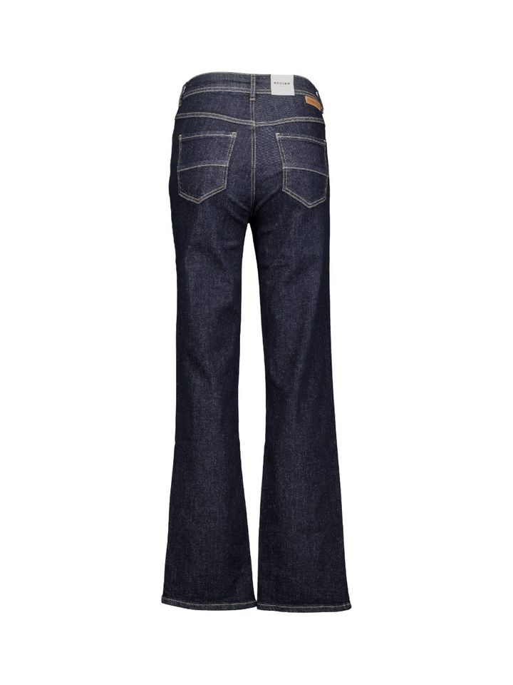 Donkerblauwe straight fit jeans Audrey straight Rosner